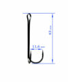 Крючок - Двойник – DOUBLE HOOK LIGHT 800 (BN) №2/0