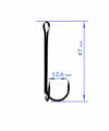 Крючок - Двойник – DOUBLE HOOK LIGHT 800 (BN) №3/0